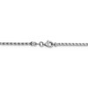 Black Bow Jewelry 2.1mm 14k White Gold Diamond Cut Open Franco Chain Necklace - 4 of 4