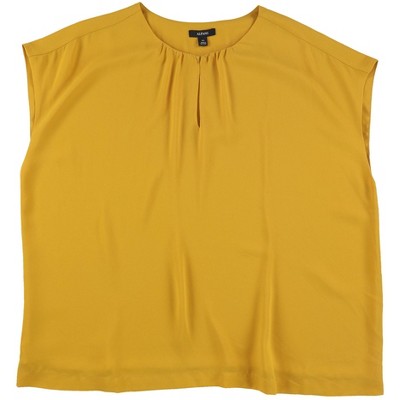 Alfani Womens Solid Sleeveless Blouse Top