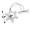 Longwood Secondary Logo Metal Snowflake Christmas Tree Holiday Ornament - 3 of 3