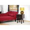 Warwick Modern Accent Table and Nightstand Brown - Baxton Studio: Engineered Wood, Dual Drawers, Mid-Century Design - 2 of 3