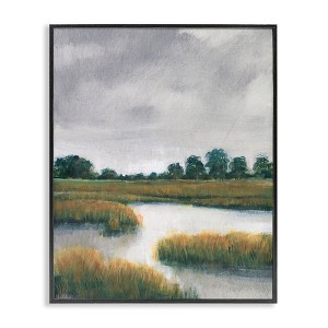Stupell Industries Cloudy Rural Marsh Landscape, 11" x 14" - 1 of 4
