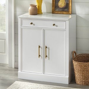 Lifestorey Monza Modular Cabinet with Faux Marble Top 1 Drawer 2
