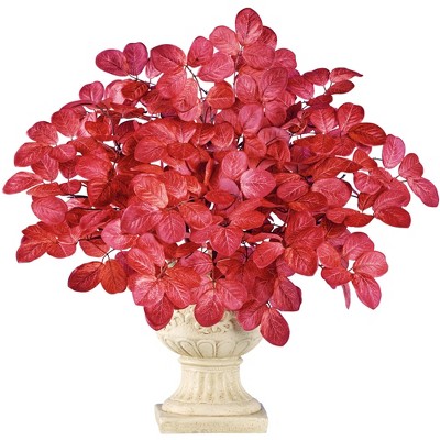 Collections Etc Artificial Vibrant Continus Leaves Bushes - Set Of 3 12 ...