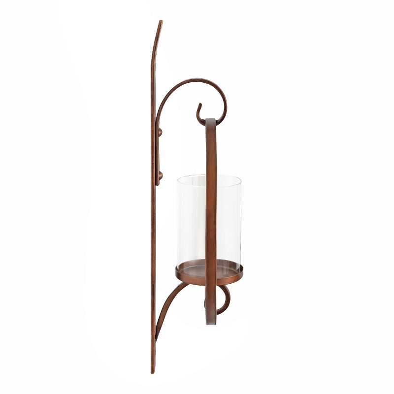 Kate and Laurel Doria Metal Wall Candle Holder Sconce, 4 of 7