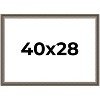 PosterPalooza | Weathered Black Picture Frame - UV Acrylic, Backing Board, Hanging Hardware Included - 2 of 4