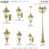 Livex Lighting Oxford 3 - Light Post Light in  Soft Gold - 3 of 4