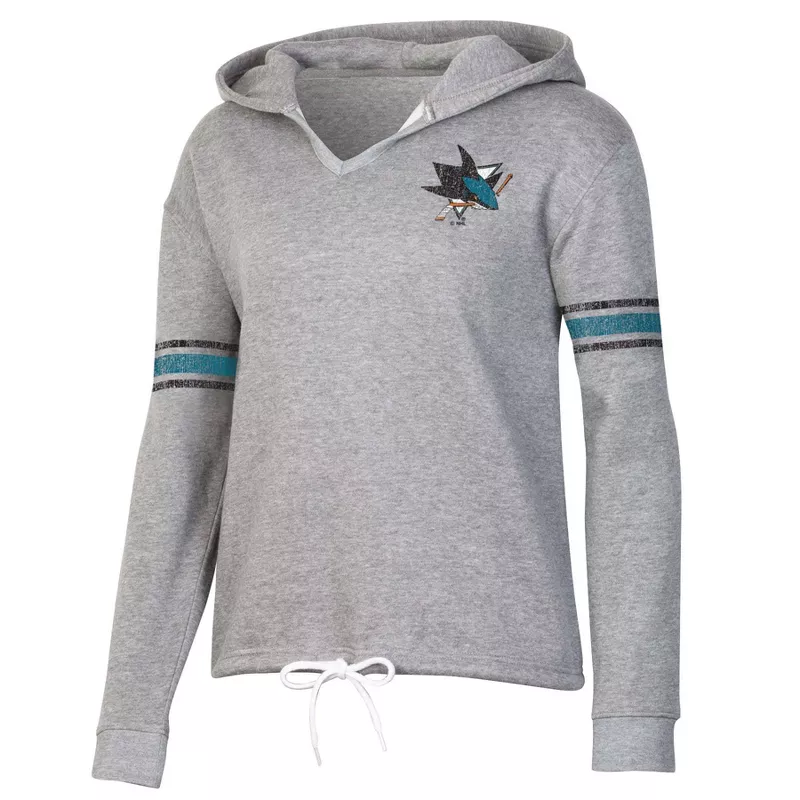 Nhl San Jose Sharks Women's Fleece Hooded Sweatshirt - S : Target