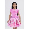 Barbie Tank Top, Satin Skirt and Crossbody Bag 3 Piece Outfit Set Sizes (2T - 14-16) - 2 of 4