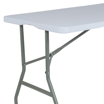 Granite White 32" Portable Folding Patio Table