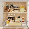 LOVMOR Pull Out Cabinet Organizer with Wooden Handle, 13?" W x 21?"Heavy Duty Cabinet Drawers Shelves Slide Out Organizer - 2 of 4
