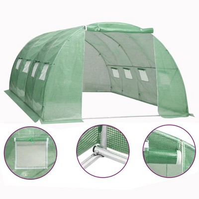 vidaXL Greenhouse 172.2 ft 13.1 ft.x13.1 ft.x6.6 ft.