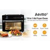 Aeitto 19-in-1 Digital Air Fryer Oven Combo, 32QT Large Toaster Oven with Rotisserie & Dehydrator, Fits 13" Pizza & 9-Slice Toast, Black - 3 of 4