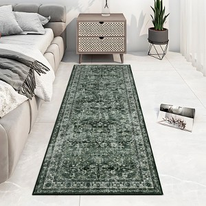 Regional carpet, vintage carpet, indoor soft floral carpet, living room traditional style carpet - 1 of 4