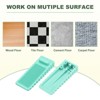 Unique Bargains TPR Anti-Slip Trapezoidal Design Door Stopper 12 Pcs - 4 of 4