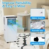 Portable Air Conditioner 8000 BTU with Efficient Cooling Air Conditioners Fan Mode Room Cooling Up to 350 sq ft 24 Hour Timer - 3 of 4