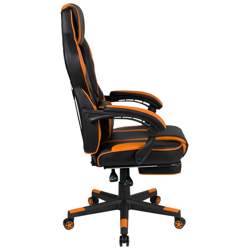 Flash Furniture X40 Gaming Chair Racing Ergonomic Computer Chair with Fully Reclining Back/Arms, Slide-Out Footrest, Massaging Lumbar, 4 of 15