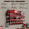 Hausource 4 Layer Power Tool Organizer with 8 Drill Holder Tool Storage Rack Gift for Men - 2 of 4