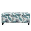 NicBex Storage Bench Modern Multicolored Flower Rectangular Bench for Bedroom and Entryway - 2 of 4