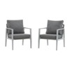 BEAFUP Aluminum Lounge Chair with Sleek Rope Accents and Comfortable Cushions, Perfect for Modern Outdoor and Indoor Spaces - 4 of 4