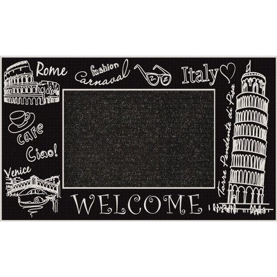 J&v Textiles Original Durable Rubber Door Mat, 18x28, Heavy Duty Doormat,  Indoor Outdoor, Waterproof, Easy Clean, Low-profile Mats For Entry, Garage  : Target