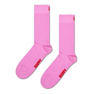 Happy Socks Adult Men and Women Crew Solid Color Socks in sustainable materials - Pair of socks in different size and colors - 1 of 2