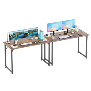 BestMassage 47 Inch Modern Industrial Computer Desk Office Desk with Spacious Top and Sturdy Steel Frame, Vintage 2 - 1 of 4