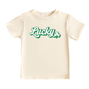 The Juniper Shop Lucky Outline Toddler Short Sleeve Tee - 1 of 4