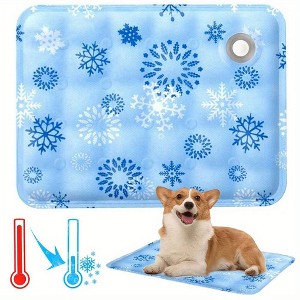 Summer Pet Ice Cushion for Dogs and Cats, Pet Cooling Pad, Cool but not ice, Long-lasting Cooling, removable and washable ANTI-scratch wear-resistant - 1 of 4