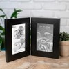 Dicksons Bereavement I'm in Heaven Black 4 x 6 Inch Wood Hinged Double Photo Frame - 2 of 3