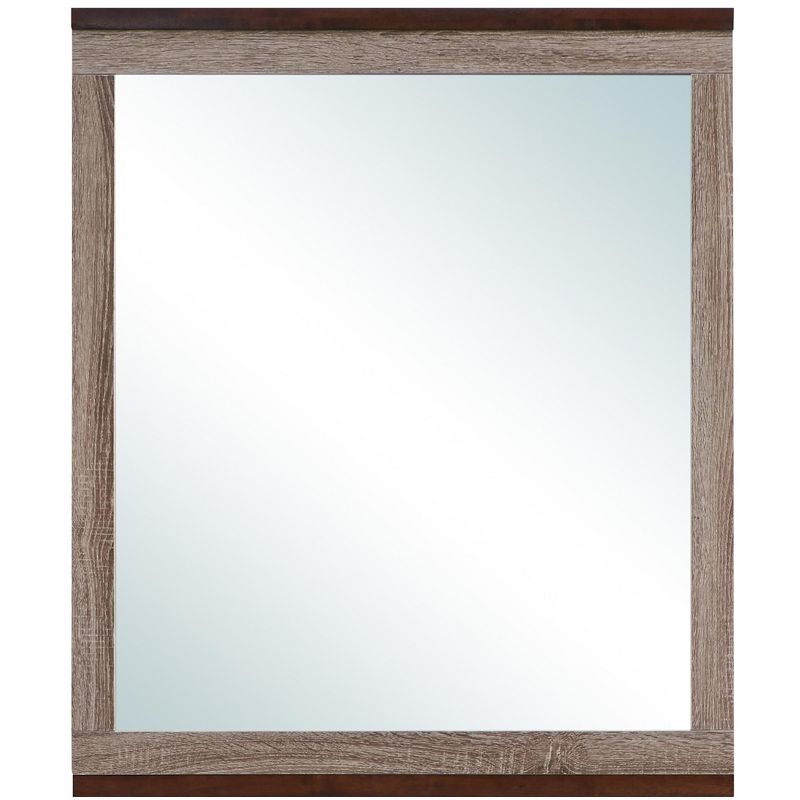 Passion Furniture 32 in. x 39.5 in. Classic Rectangle Framed Dresser Mirror, 1 of 8