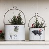 Transpac Metal Holiday Sheep and Cow Containers Set of 2 Decorative Sculptures for Christmas Multicolor Tabletop Decor - 2 of 2
