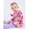 RuffleButts Baby Girls Woven Long Sleeve Bubble Romper - 3 of 4