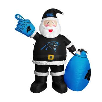 NFL Carolina Panthers Inflatable Santa