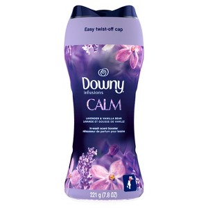 Downy Infusions In-Wash Laundry Scent Booster Beads, CALM, Soothing Lavender and Vanilla Bean, 7.8 oz - 1 of 4