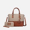 MKF Collection Saylor Circular M Emblem Print Women’s Tote Bag with Wallet by Mia K - 2 of 4