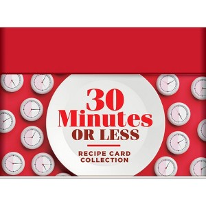 30 Minutes or Less Recipe Card Collection Tin - by  Publications International Ltd (Hardcover) - 1 of 1