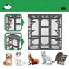 DSVIMOY Outdoor Cat House, Large Feral Cat Shelter for Mulitiple Cats with Six Platforms, Large Enter Door, Waterproof Roof, Grey, 59"*28"*59" - 4 of 4