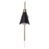 Nuvo Lighting Tango 1 - Light Sconce in  Matte Black/Burnished Brass - 2 of 4