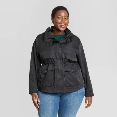 target plus size rain jacket