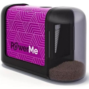 POWERME Electric Pencil Sharpener - Battery Powered For Colored Pencils, Ideal For No. 2 - 1 of 4