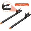 60" Pallet Forks with Double Nuts, 4000lbs Clamp on Pallet Forks, Tractor Forks for Tractor Loader Skid Steer - 2 of 4