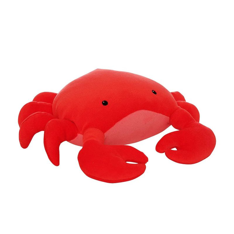 Manhattan Toy Crabby Abby Velveteen Sea Life Toy Crab Stuffed Animal, 12", 2 of 8