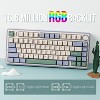 AULA F75 81-Key Wireless Hot Swappable Mechanical Gaming Keyboard, RGB, Knob, 4000 mAH Battery, Normal/ Patterned Keycap - 4 of 4