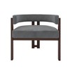 Ridstar 2 Set Modern Accent Chair & Armchair For Living Room, Bedroom & Dining Room-Gray - 2 of 4