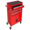 4-Drawer Rolling Tool Chests, Tool Box with 4 Wheels and Locking System, Removable Tool Cart, High Capacity Tool Box Organizer for Garage, Warehouse - 3 of 4