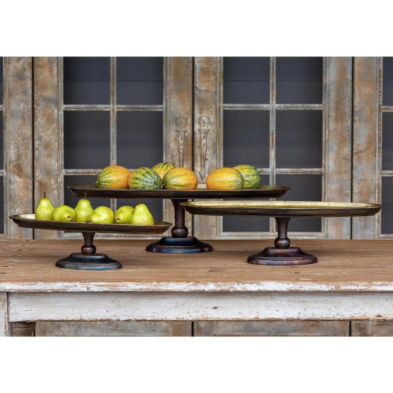 Park Hill Collection Continental Pedestal Tray Small, 3 of 4