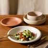 Bloomhouse Corsica Clay 16 Piece Double Bowl Stoneware Reactive Glaze Dinnerware Set - 4 of 4