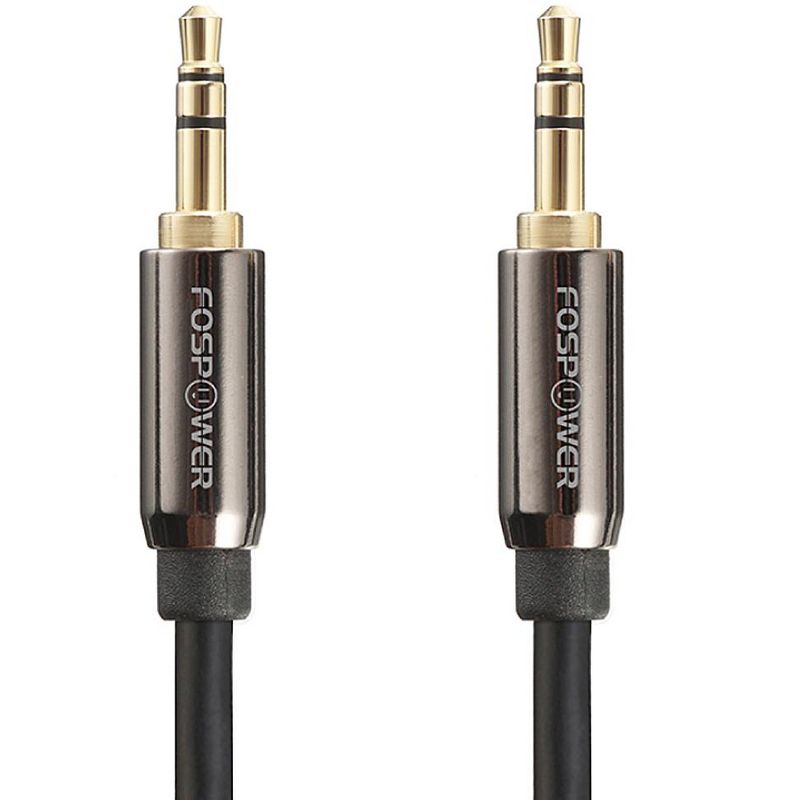 FosPower 3.5mm Stereo AUX Auxiliary Audio Cable, Male to Male, Premium Gold Plated, 1 of 7