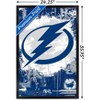 Trends International NHL Tampa Bay Lightning - Maximalist Logo 23 Framed Wall Poster Prints - 3 of 4
