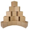 UOFFICE Heavy Duty Corrugated Boxes 12" x 12" x 12" 15 Count 275lb. Double Wall Boxes - 4 of 4